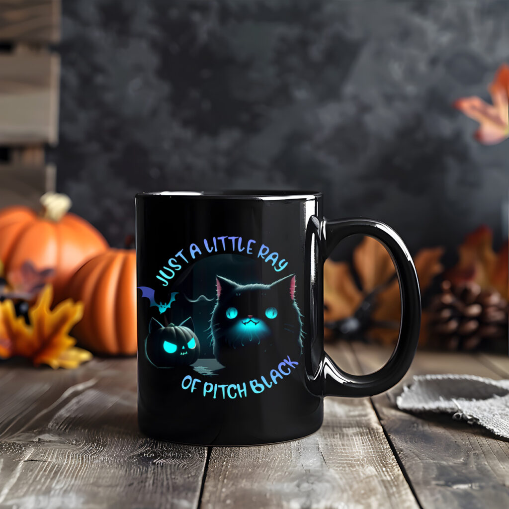 Just a Little Ray of Pitch Black Mug