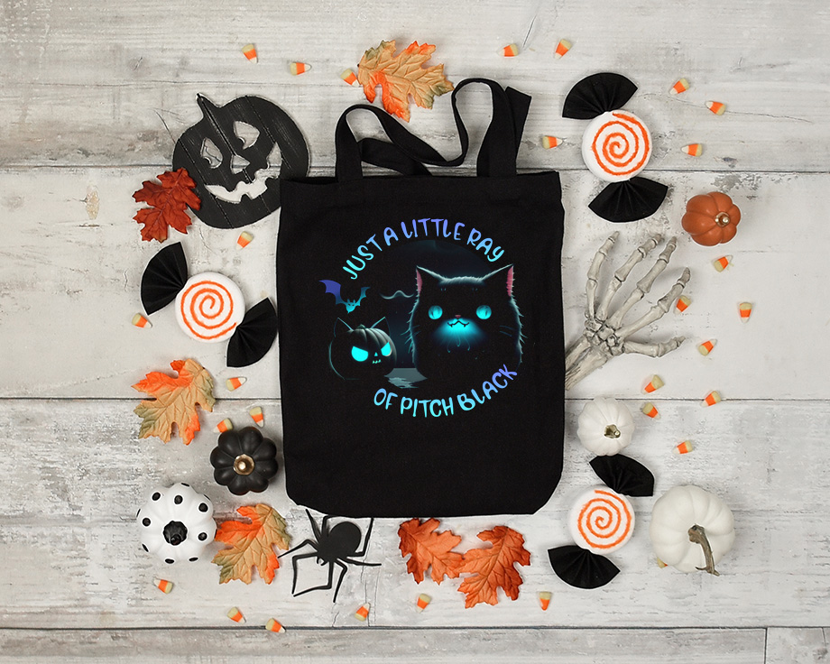 Just a Little Ray of Pitch Black Trick-or-Treat Tote Bag