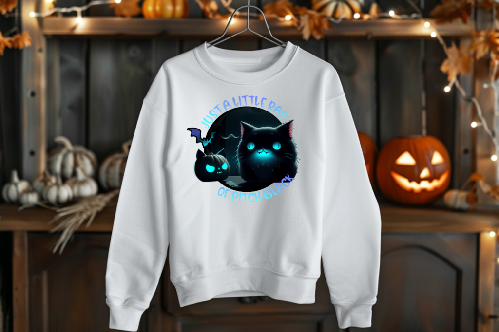 Just a Little Ray of Pitch Black Unisex Sweatshirt