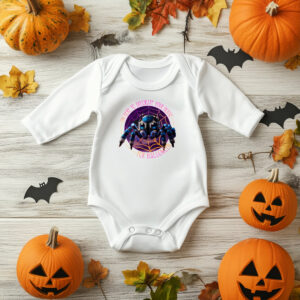 Here To Decorate Your House For Halloween Baby Long Sleeve Bodysuit