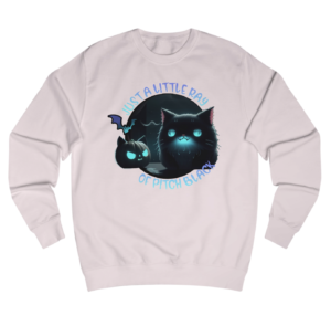 Just a Little Ray of Pitch Black Unisex Sweatshirt