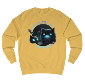 Just a Little Ray of Pitch Black Unisex Sweatshirt