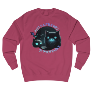 Just a Little Ray of Pitch Black Unisex Sweatshirt