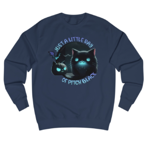 Just a Little Ray of Pitch Black Unisex Sweatshirt