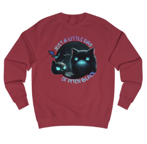 Just a Little Ray of Pitch Black Unisex Sweatshirt