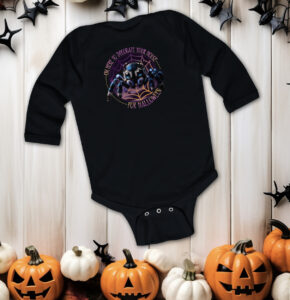 Here To Decorate Your House For Halloween Baby Long Sleeve Bodysuit